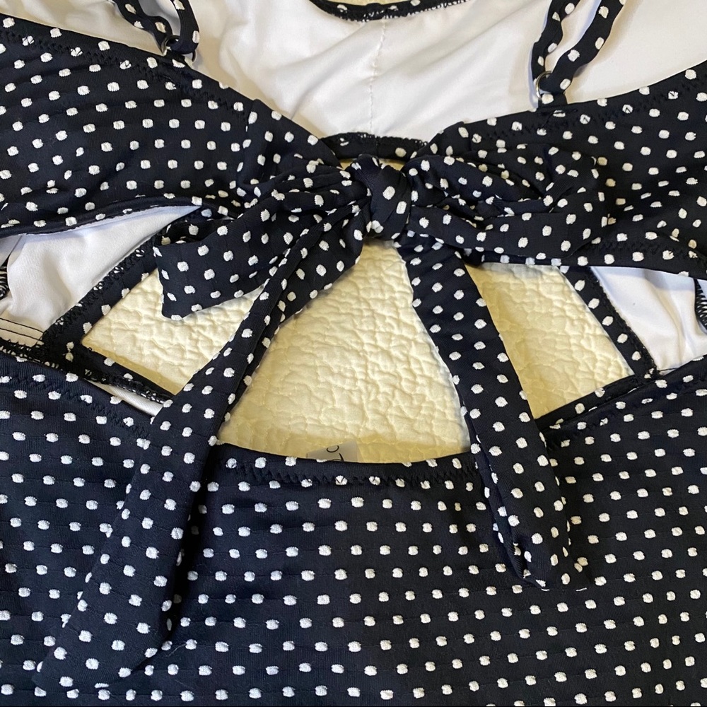 Cupshe Polka Dot Cutout One-piece Bathing Suit - Picture 9 of 9